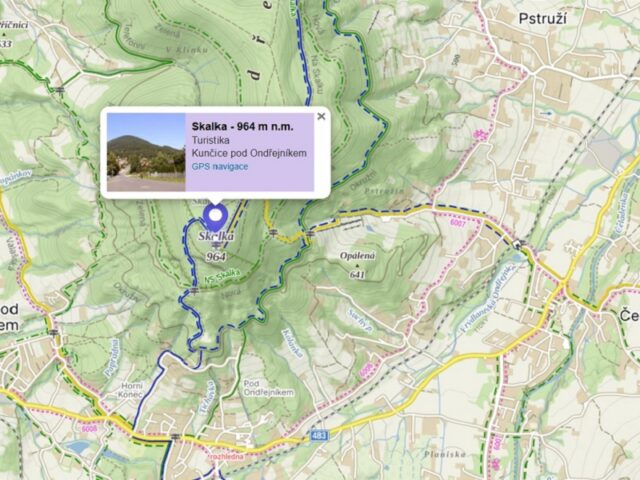 Mapa Skalky